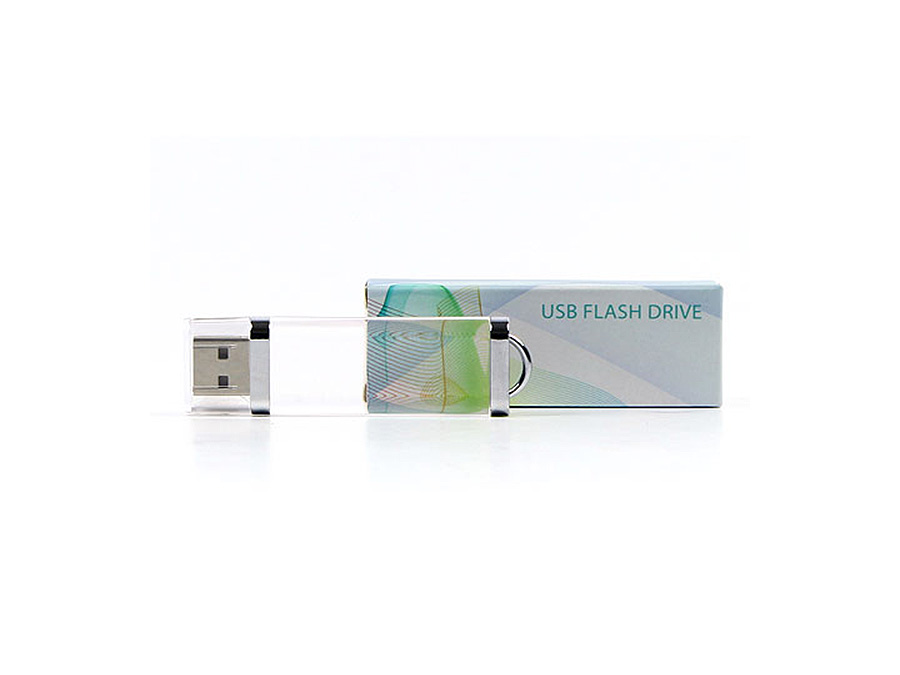 Transparent und durchsichtig de Crystal USB-Stick