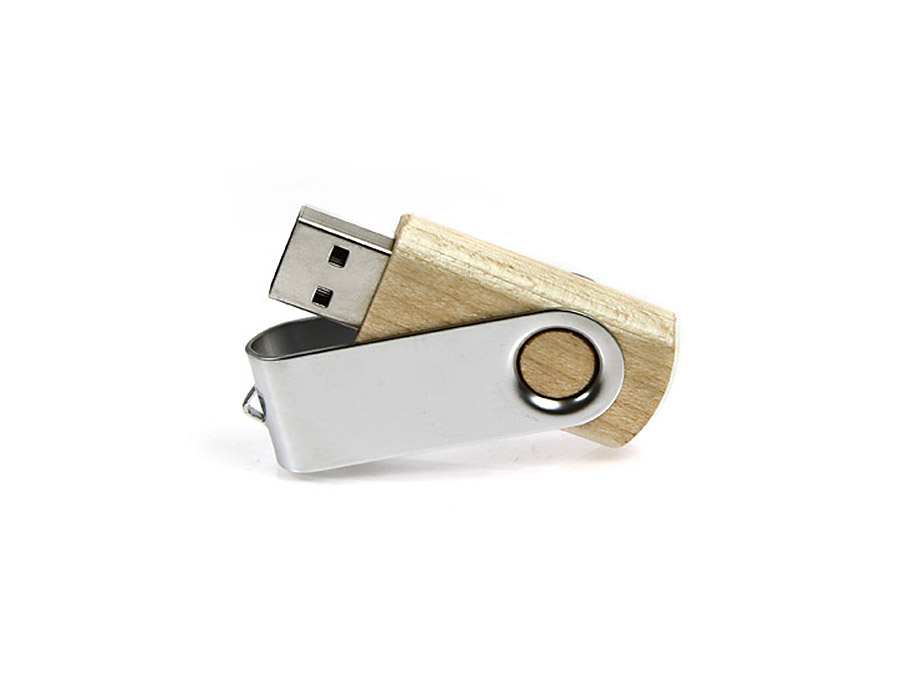 Twister USB-Stick aus Holz