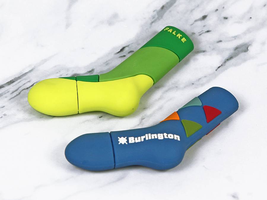 usb stick kleidung struempfe socken sport trend mode