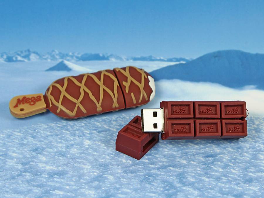 usb stick lebensmittel essen food eis schokolade genuss