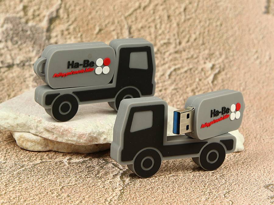 usb stick lkw transporter speed power logo