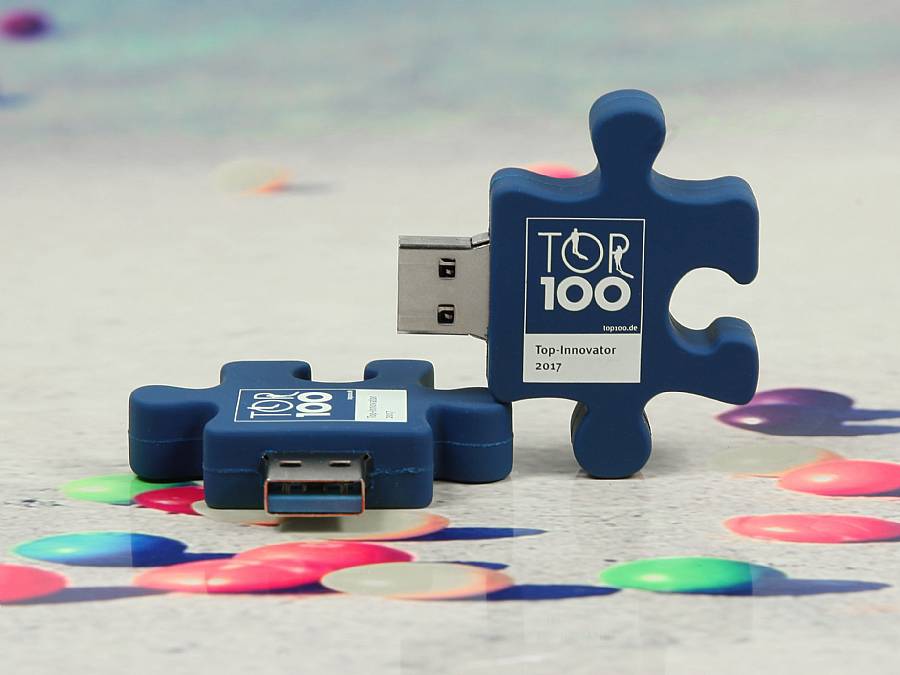 usb stick puzzle mit Aufdruck