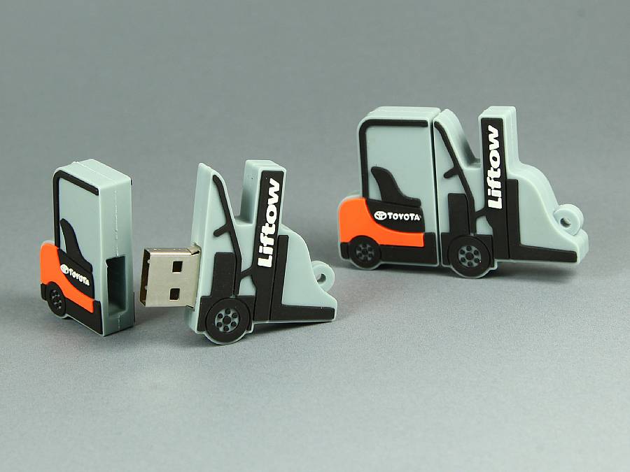 usb stick stapler fahrzeug individuell logo