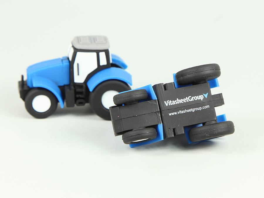 usb stick traktor landwirtschaft logo