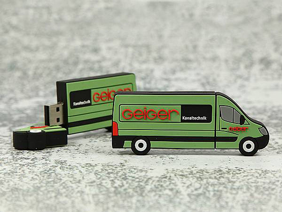 Geiger Krantechnik Transporter USB-Stick mit Logo