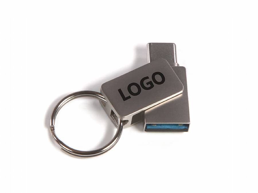 usb stick twin metall mini buegel drehbar
