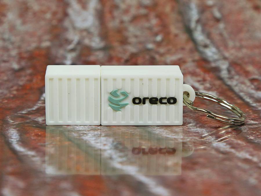 USB-Stick Container Kundenreferenz Fracht