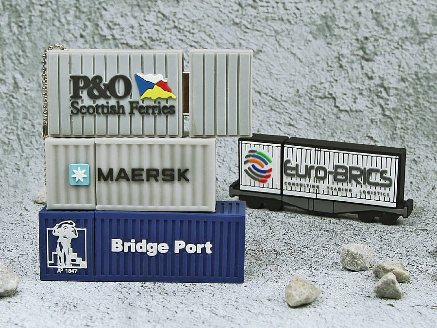 USB-Stick Container Kundenreferenz Transport