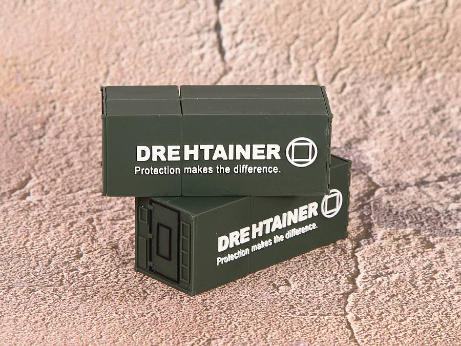 USB-Stick Container Kundenreferenz Spedition