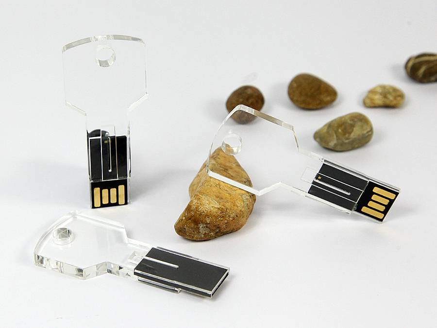 Crystal USB-Stick Key leicht transparent