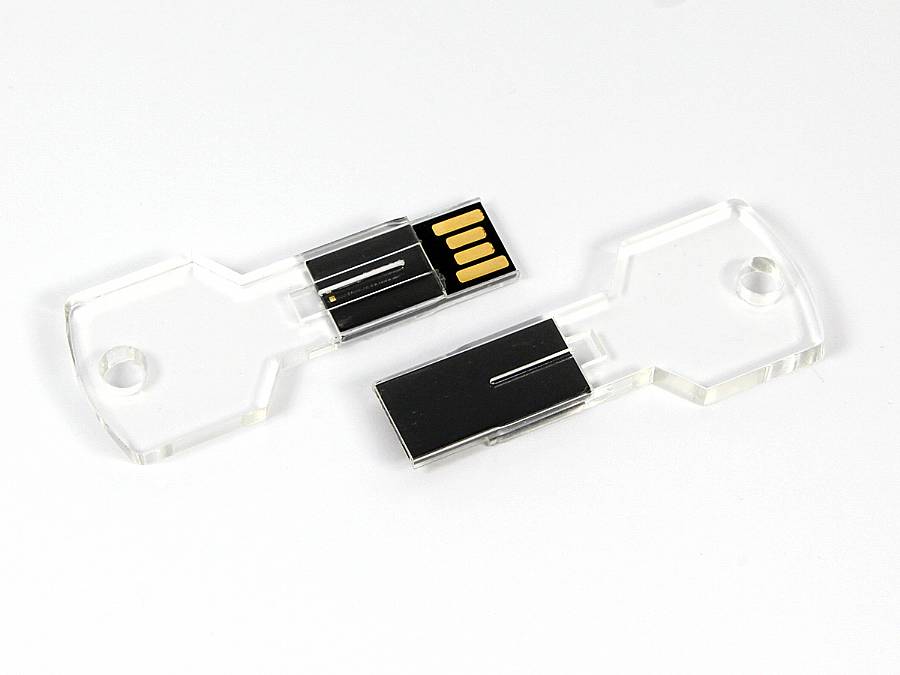 Crystal USB-Stick Key transparent