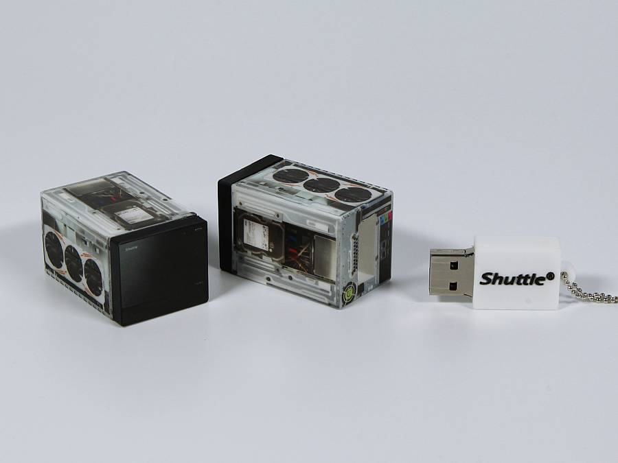 USB-Stick Sonderform Digitaldruck Kundenreferenz Server