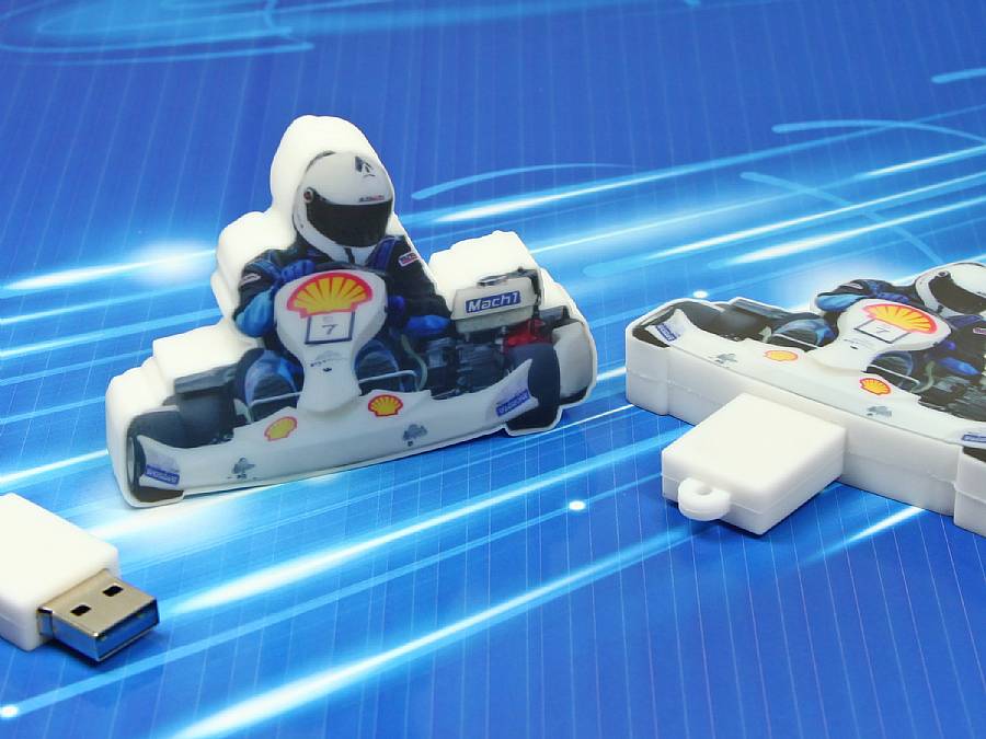 USB-Stick Sonderform Digitaldruck Kundenreferenz Kart