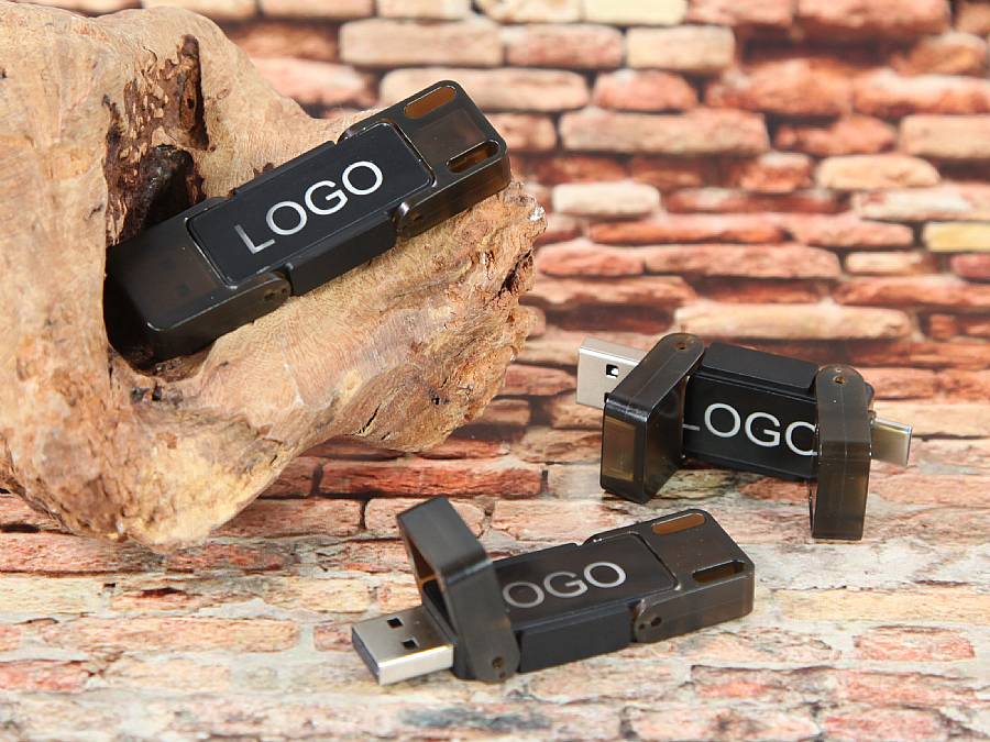 Dual USB LED Protector mit Logo