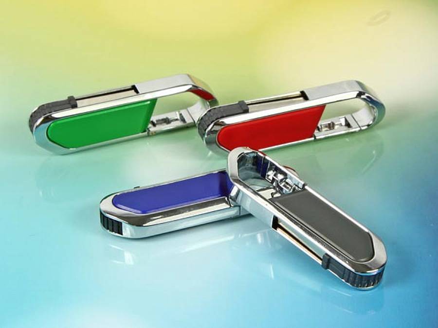 USB-Stick Karabiner 02 Werbegeschenk