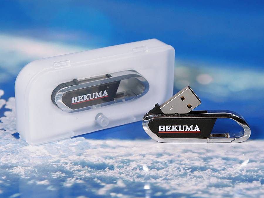 USB-Stick Karabiner 02 Kundenreferenz