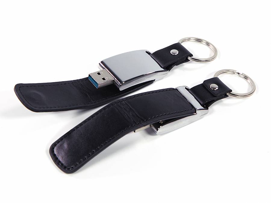 USB-Stick Leder Elegant Rückseite