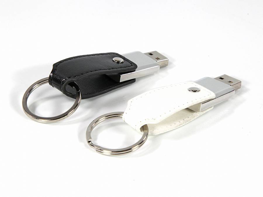 USB Leder Select mit Logoprägung