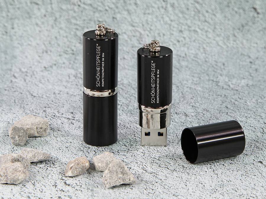 USB-Stick Lippenstift Kundenreferenz