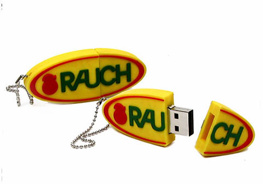 USB-Stick Logo oval Detailansicht