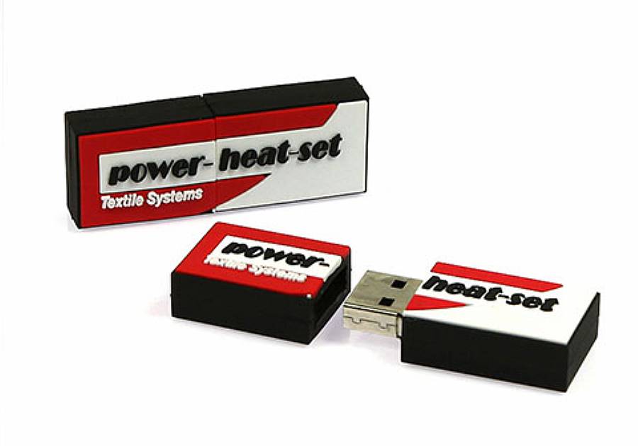USB-Stick Logo rechteckig Design