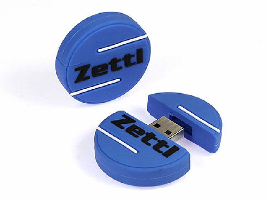 USB-Stick Logo rund Design