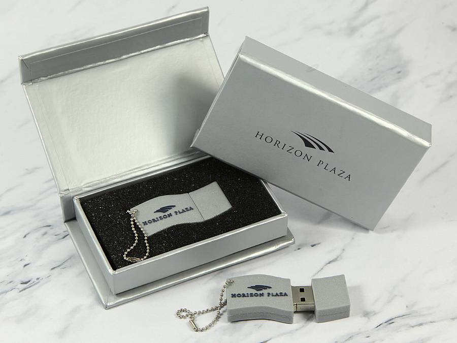 USB-Stick Logo wellig Kundenreferenz