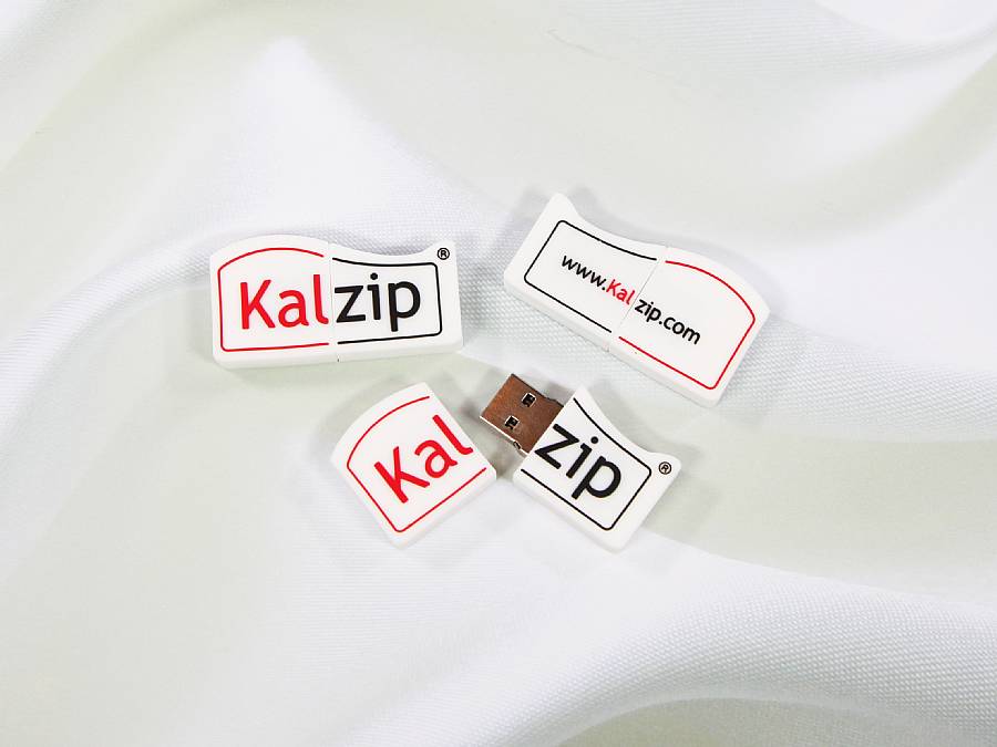 USB-Stick Logo wellig als Werbeartikel