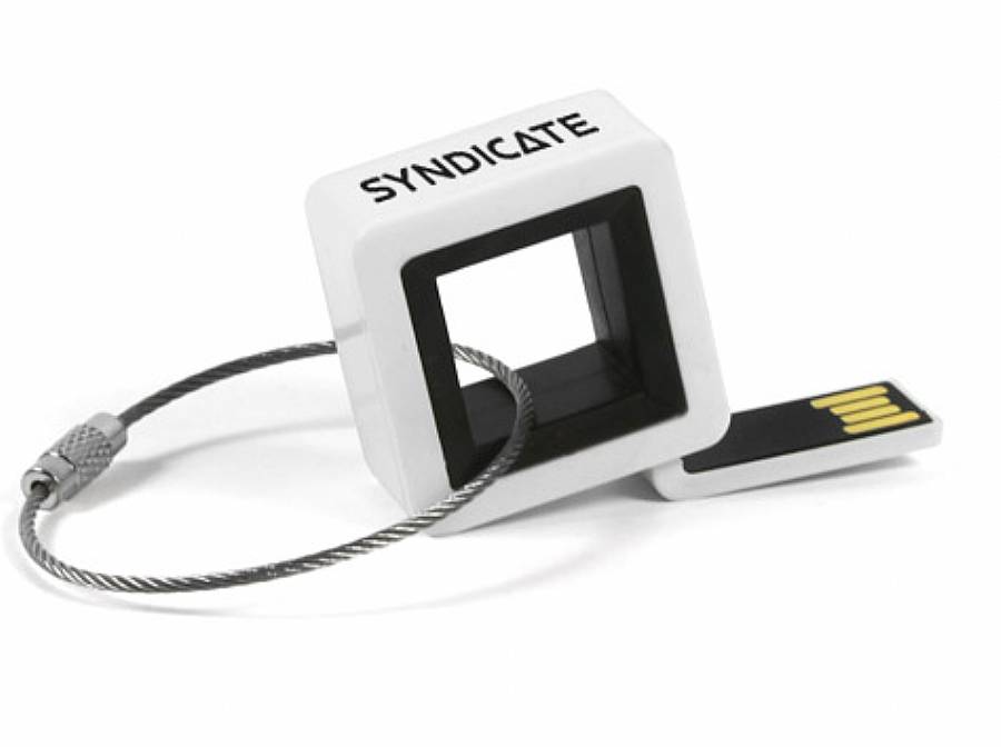USB-Stick Mini Cubic mit Logo bedruckt