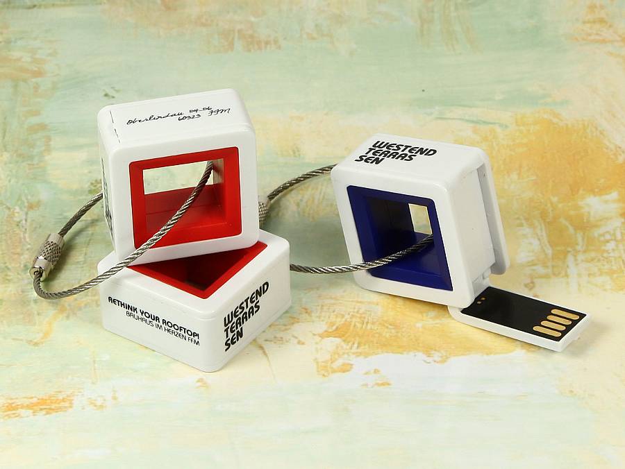 USB-Stick Mini Cubic Kundenreferenz