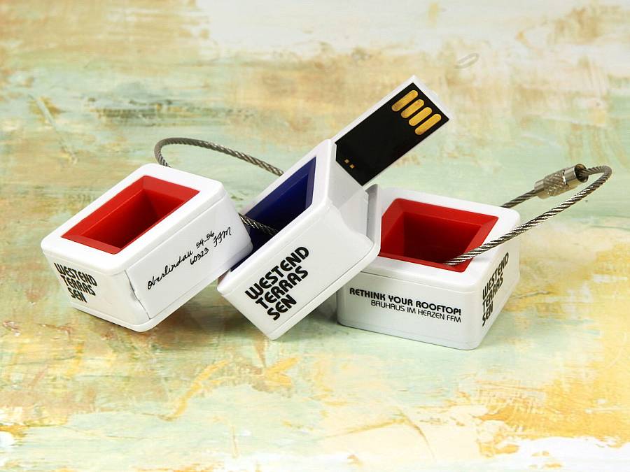 USB-Stick Mini Cubic Kundenreferenz