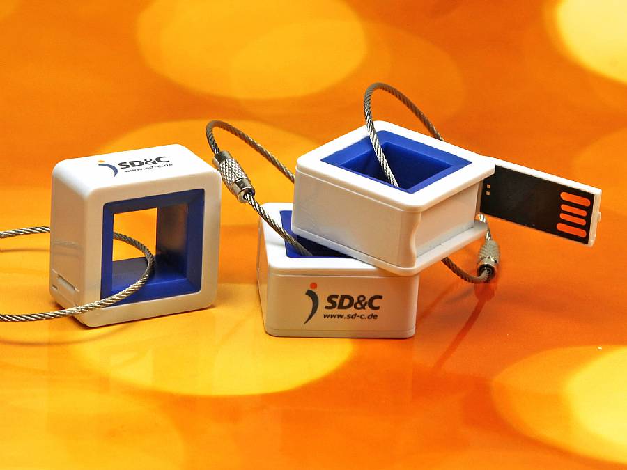 USB-Stick Mini Cubic Kundenreferenz