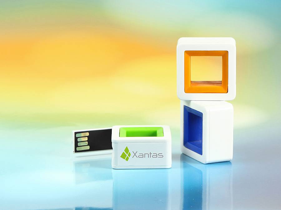 USB-Stick Mini Cubic mit Logo