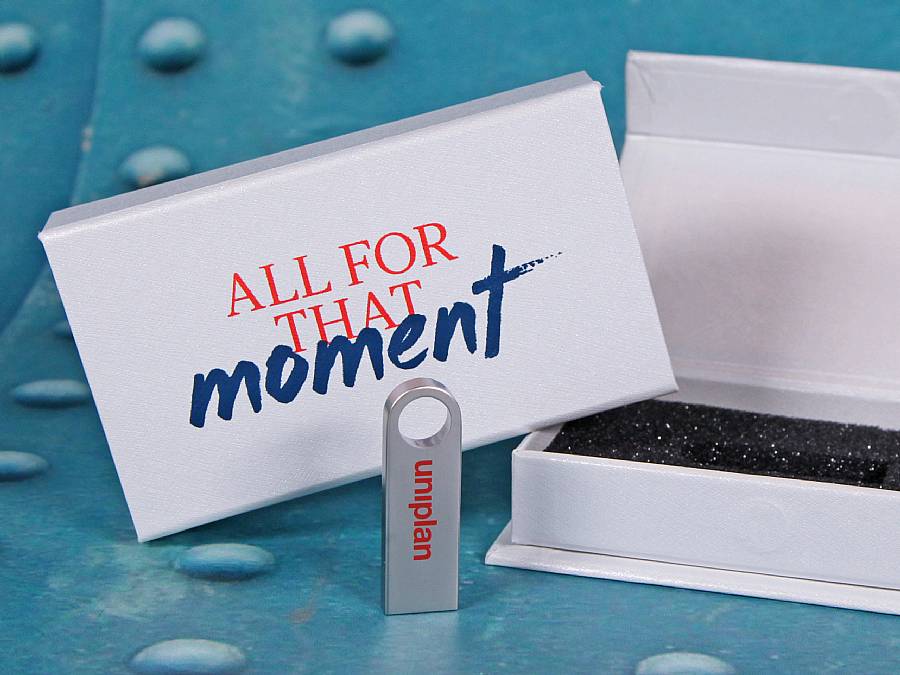 USB-Stick Mini Gentle Kundenreferenz elegant