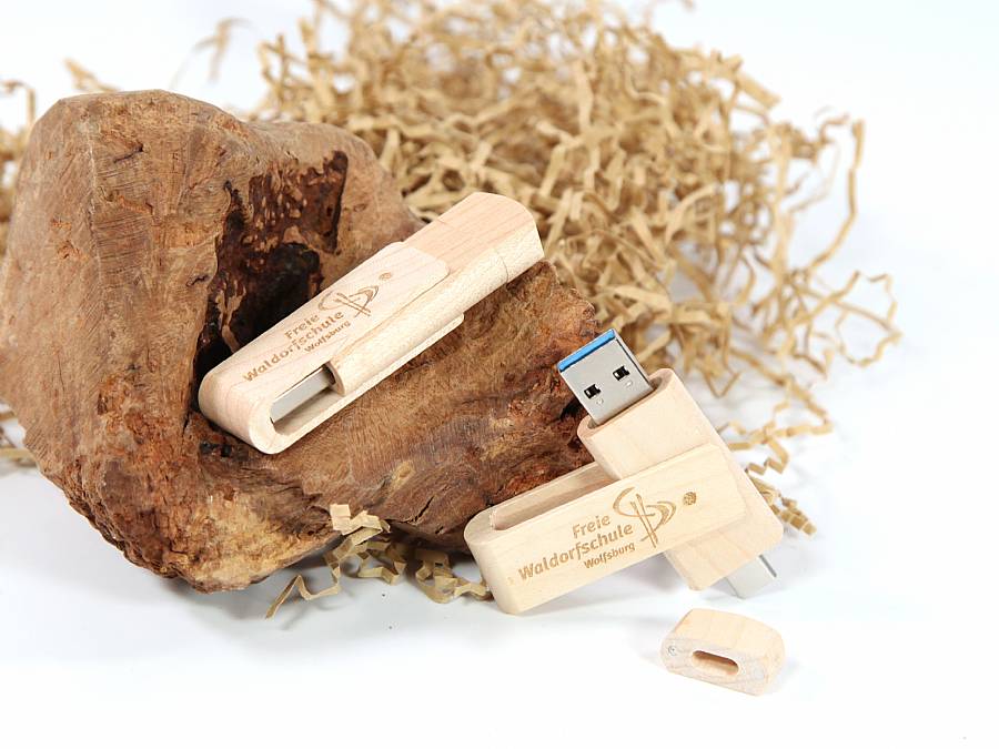Dual USB-Stick NaturePure Kundenreferenz Waldorfschule