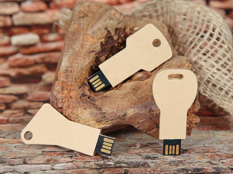 USB-Stick Paper Key als Werbeartikel
