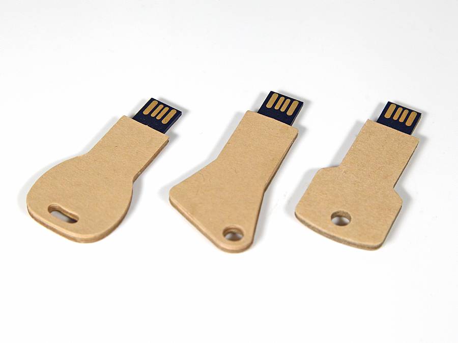 USB-Stick Paper Key aus Karton