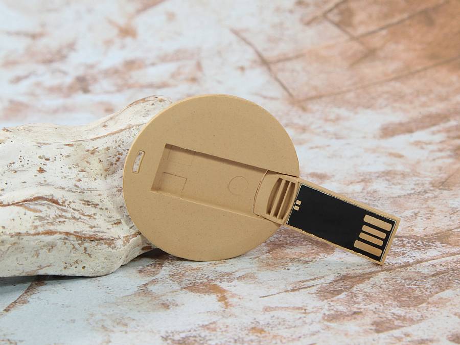 PLA USB-Stick Circle als Werbeartikel