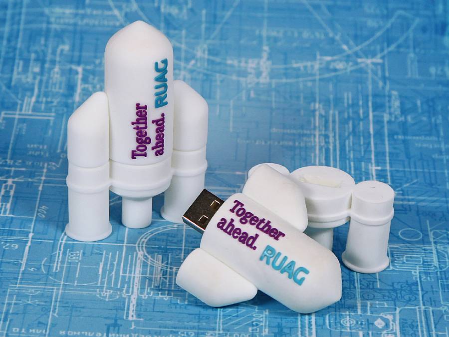 USB-Stick Rakete als Werbeartikel
