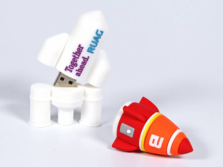 USB-Stick Rakete als Sonderform