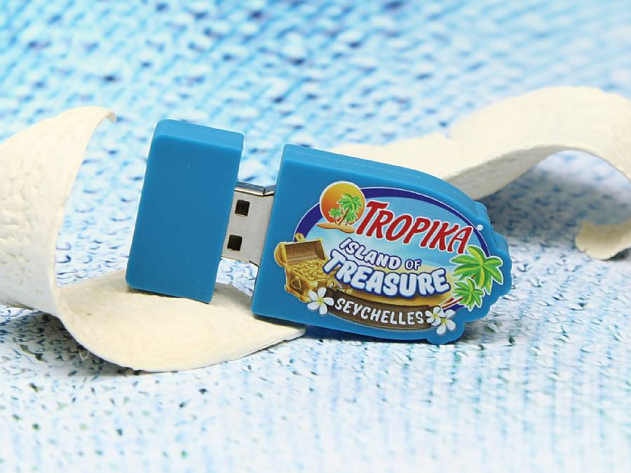 USB-Stick Sonderform Digitaldruck Custom-Print