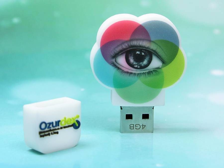 USB-Stick Sonderform Digitaldruck Detailansicht