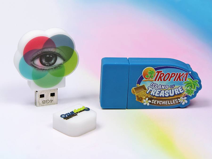 USB-Stick Sonderform Digitaldruck individuell