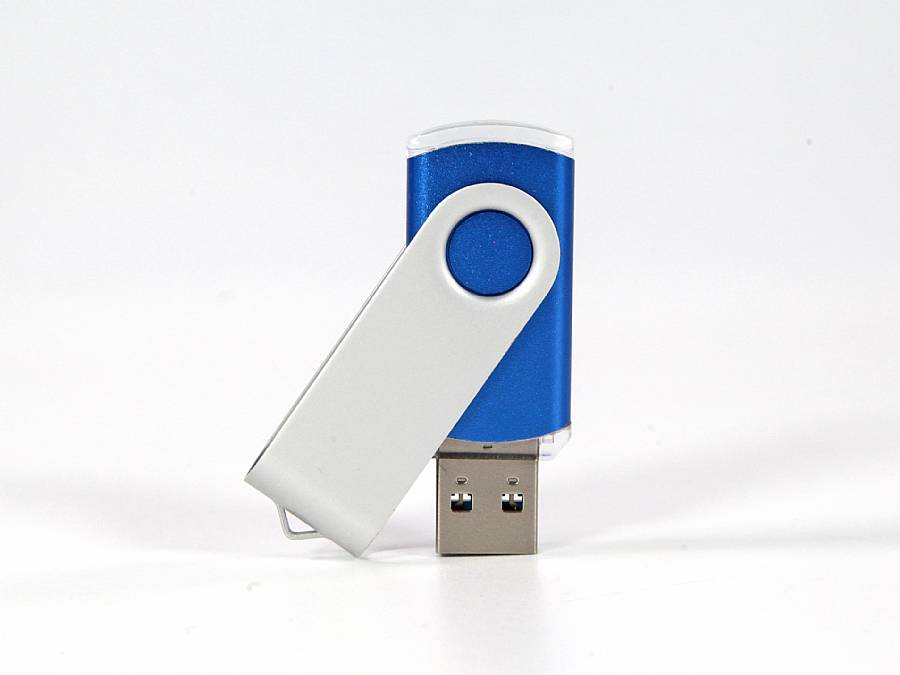 USB-Stick Swing als Werbeartikel aus Aluminium
