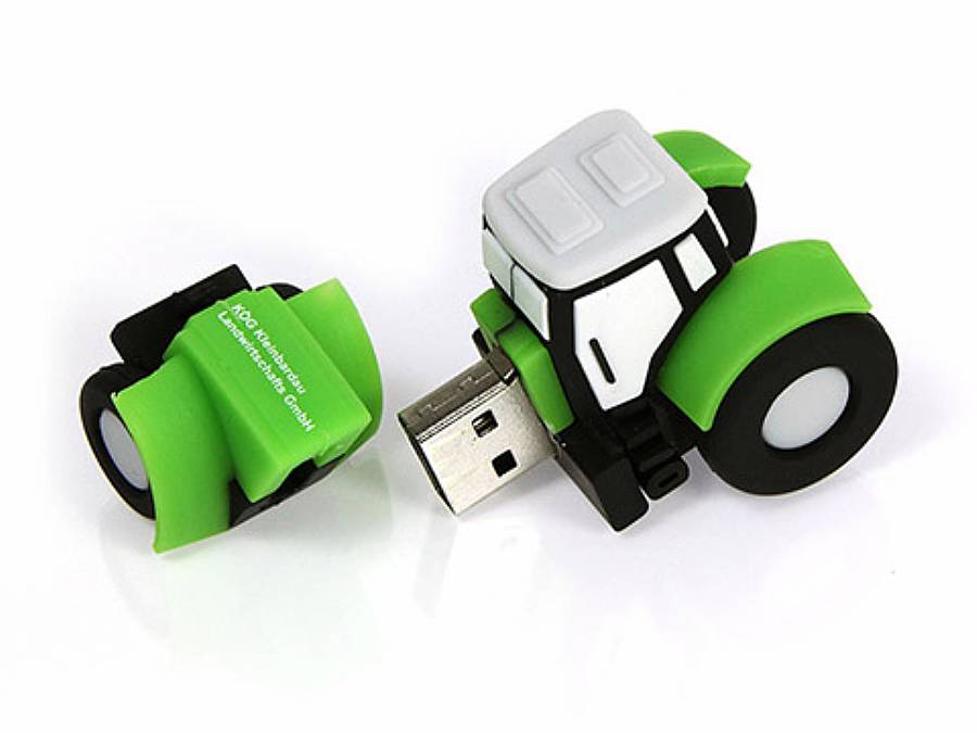 USB-Stick Traktor Nahaufnahme