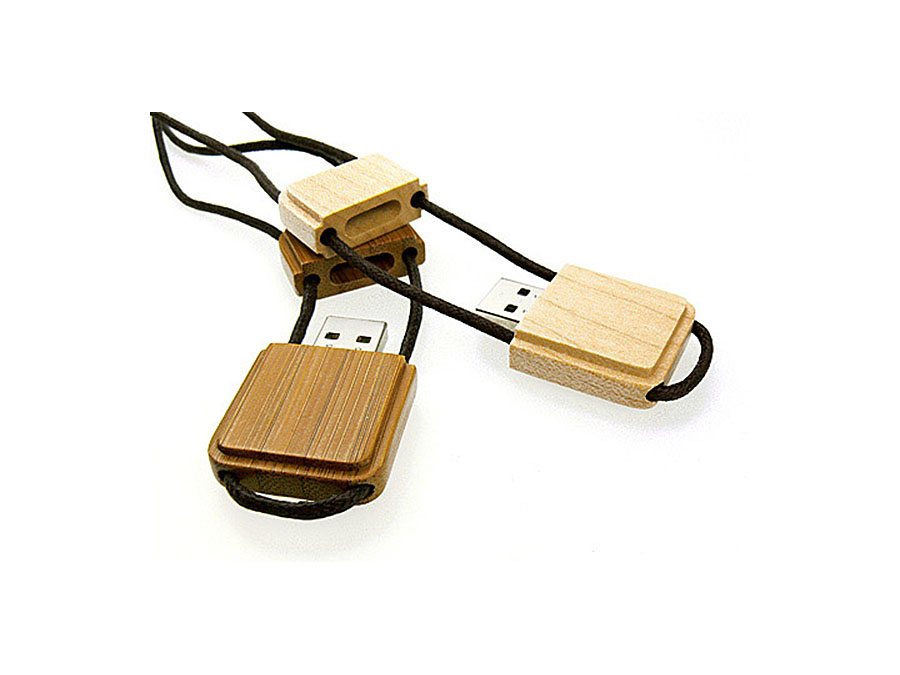 Werbeartikel Holz USB Stick mit individuellem Logo für den Wiederverkäufer