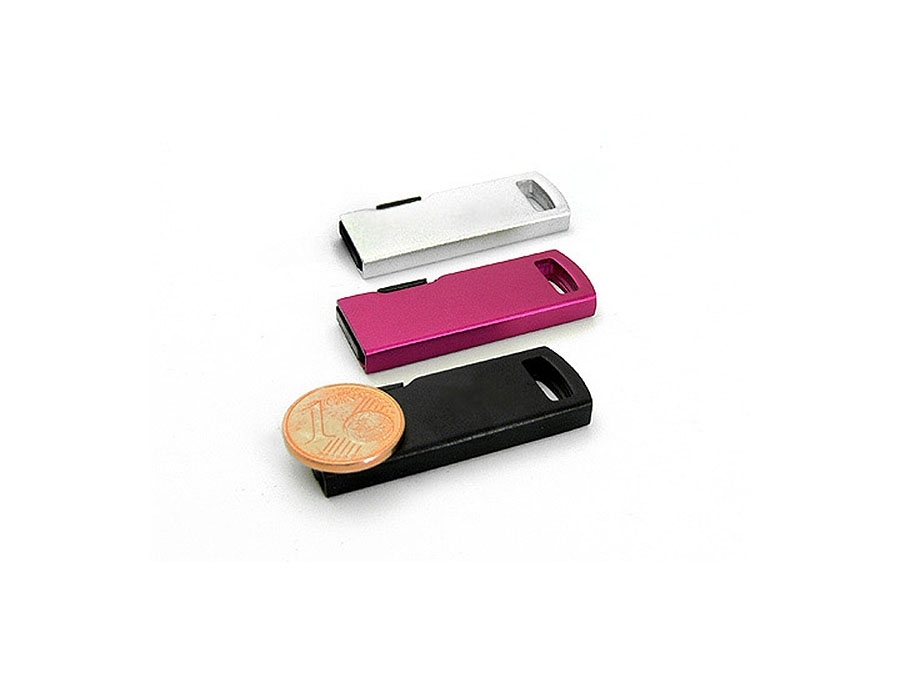 Werbeartikel Mini USB-Sticks in vielen Farben aus Metall