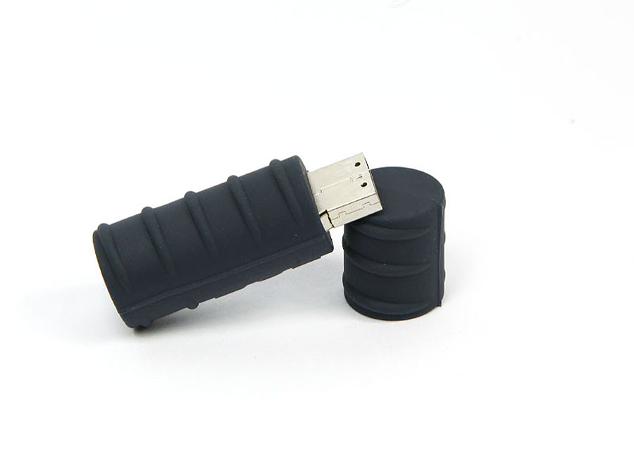 Werbeartikel USB-Stick in der Form einer Stange aus Stahl