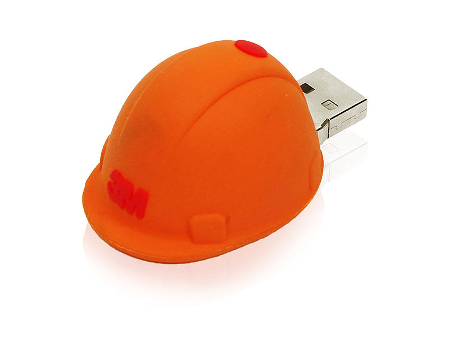 Werbeartikel USB-Stick in der Form eines bauhelms