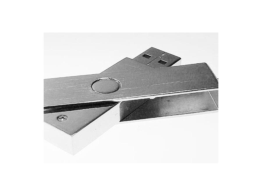 Werbemittel Metall USB-Stick mit Bügel zum drehen